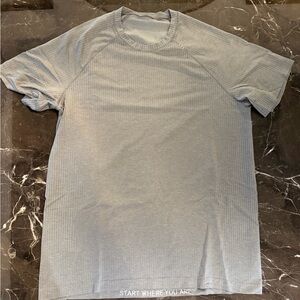 lululemon athletica Light Blue Short Sleeve Performance Tee
